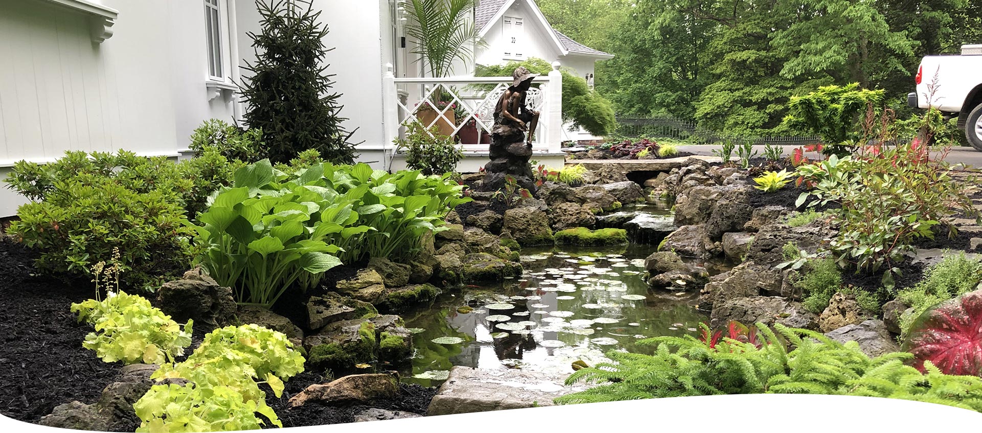 Pond and Landscaping